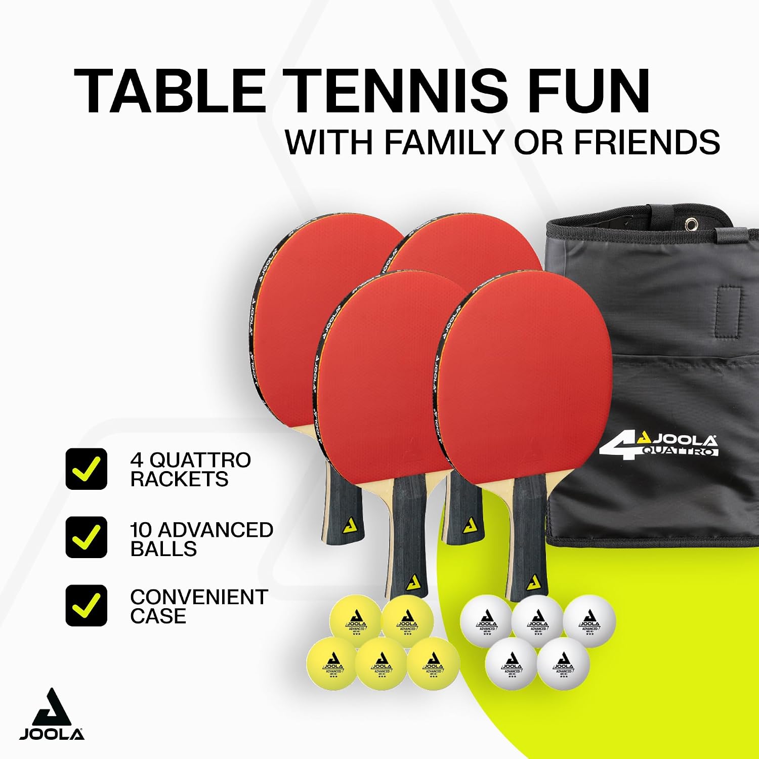 4-Paddle Table Tennis Set with - Table Tennis Reference review and price