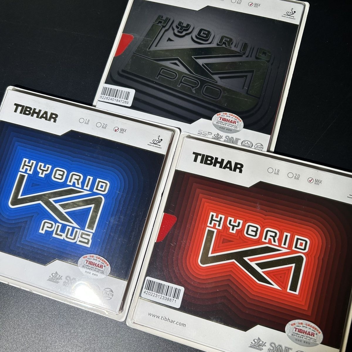 Tibhar K2 Hybrid & K1 National - Table Tennis Hybrid Rubbers review and price