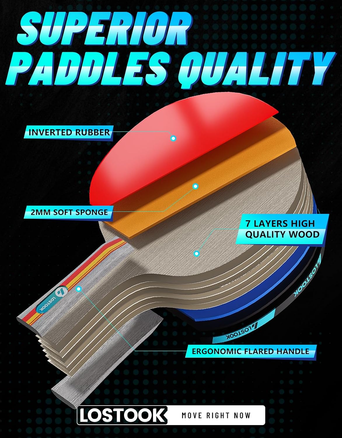 Pro Table Tennis Set: 2/4 Padd - Table Tennis Reference review and price