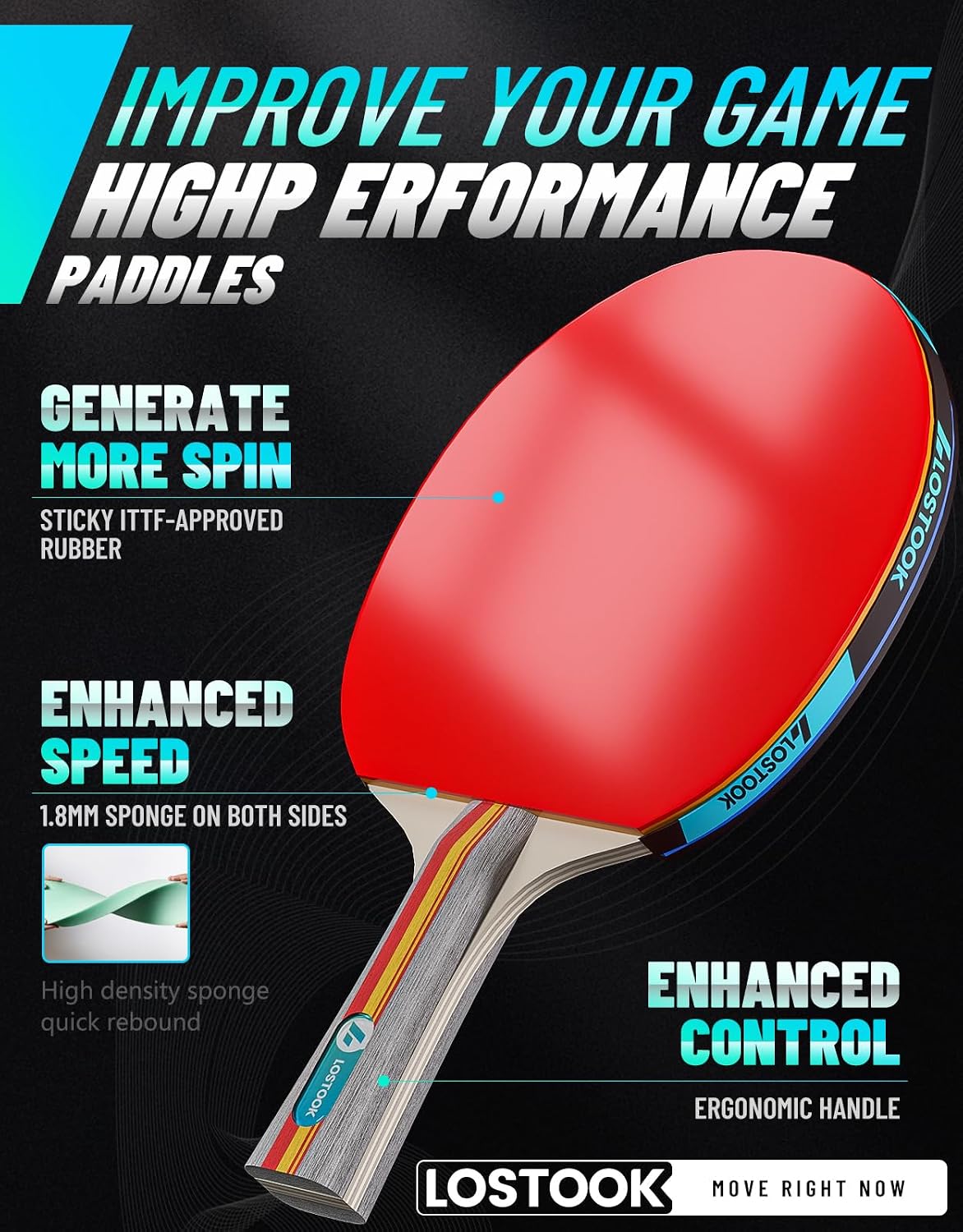 Pro Table Tennis Set: 2/4 Padd - Table Tennis Reference review and price